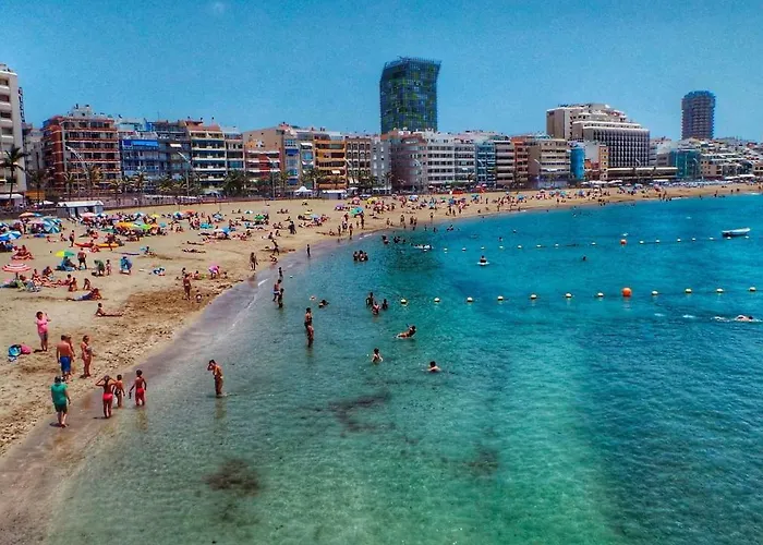 Estudio Playa Canteras 2-4p Wifi 500mb Апартаменты *