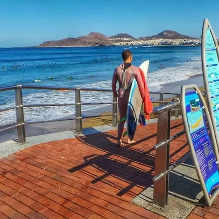 아파트 Estudio Playa Canteras 2-4p Wifi 500mb 라스팔마스